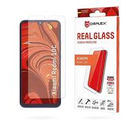 Displex Real Glass Screen Protector for Xiaomi Redmi 10C, Hard Tempered Glass (10H) Phone Protector, Ecological Mounting Frame, High-Tech Anti-Fingerprint Coating, Case Friendly