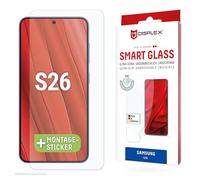 Displex Smart Glass (9H) for Samsung Galaxy S26, Mounting Sticker, Unbreakable, Ultra-Thin, Invisible (Smart Glass Ultra-Slim)