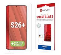 Displex Smart Glass Screen Protector (9H) for Samsung Galaxy S26+, Mounting Sticker, Unbreakable, Ultra-Thin, Invisible (Smart Glass Ultra-Slim)