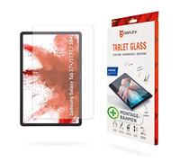Displex Tablet Glass (9H) for Samsung Galaxy Tab S7+/S7 FE/S8+/S9+/S9 FE+ Eco Mounting Frame L Shape Unbreakable Ultra Thin Invisible