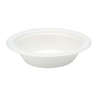Dispo Bagasse Round Bowls 12oz - Sleeve of 125 - Deep Sugarcane Compostable Bowls