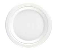 Dispo Bagasse Round Plates 7inch - Case of 1000 - Disposable Sugarcane Plates