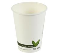 Dispo Compostable Hot Drink Cups 12oz / 340ml - Sleeve of 50 - Biodegradable Takeaway Coffee Cups