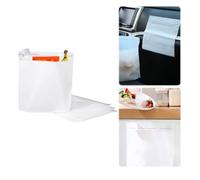 Disposable 100er Pack Car Trash Bags Easy Stick-On Portable Car Garbage Bags, Waterproof Leak Proof Barf Vomit Bags, Self Adhesive Cleaning Bags for Cars (22x20cm)