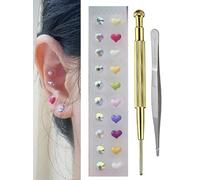 Disposable Auricular Sticker Kit, Ear Press Seeds Multi-Condition Acupressure Kit Self Adhesive Acupuncture Ear Seeds (Style 11)