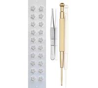 Disposable Auricular Sticker Kit, Ear Press Seeds Multi-Condition Acupressure Kit Self Adhesive Acupuncture Ear Seeds (Style 40)