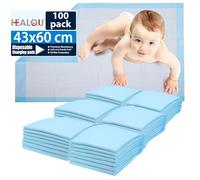 Disposable Baby Changing Pad Liners - 100 Pack, 40x60 cm Super Soft, Absorbent and Waterproof - Mess-Free Baby Diaper Changes on Every Surface