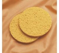 Disposable Beauty Facial Mask Removing Sponges Large Round Pk 2