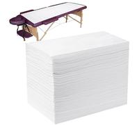 Disposable Bed Sheets, 100 Pieces Disposable Massage Spa Sheets, Soft Non-Woven Fabric Massage Table Bed Sheet Protective Duvets for Beauty Salon, Spa, Massage, Hotels, Beautician, 180 x 80 cm