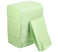 Disposable Bibs 125pcs Green Wood Pulp Paper and Plastic