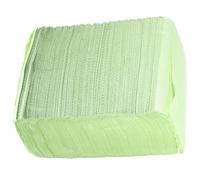 Disposable Bibs Green Wood Pulp Paper and Plastic 125pcs