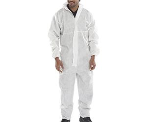 DISPOSABLE BOILERSUIT TYP 5/6 WHITE M