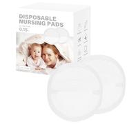 Disposable Breast Pads Nursing, Super Soft & Ultra Absorbent Breastfeeding Pads - Leak-Proof, Ultra Thin Stay-Dry Nursing Pads for Milk Leakage Protection - 200 Count (White)