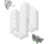 Disposable Broom Covers,30/50/100/200 Pack Disposable Broom Dusting Covers,No-Wash Lazy Cleaning Tool,Elastic Sleeves,Keep Hands Clean Easy On/Off for Pet Hair, Dust, Stains (30pcs)