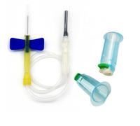 Disposable Butterfly Sampler 23G 3/4" x 12" Kit 50PCS Sampler + 50 Sampling Holders
