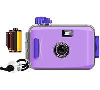 Disposable Camera Single Use Film Camera/Reusable 35mm Film Camera,One time Imaging,5m Waterproof,Retro Style Film Camera Multipack(Size:35mmFlim,Color:purple)