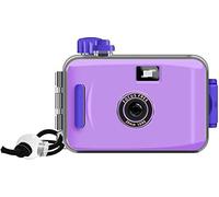 Disposable Camera Single Use Film Camera/Reusable 35mm Film Camera,One time Imaging,5m Waterproof,Retro Style Film Camera Multipack(Size:Basic,Color:purple)