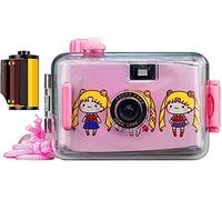 Disposable Camera Single Use Film Camera/Reusable 35mm Film Camera,One time Imaging,5m Waterproof,Retro Style Film Camera Multipack(Size:35mmFlim,Color:Pink B)