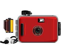 Disposable Camera Single Use Film Camera/Reusable 35mm Film Camera,One time Imaging,5m Waterproof,Retro Style Film Camera Multipack(Size:35mmFlim,Color:Red)