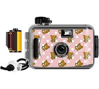 Disposable Camera Single Use Film Camera/Reusable 35mm Film Camera,One time Imaging,5m Waterproof,Retro Style Film Camera Multipack(Size:35mmFlim,Color:bear)