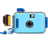 Disposable Camera Single Use Film Camera/Reusable 35mm Film Camera,One time Imaging,5m Waterproof,Retro Style Film Camera Multipack(Size:35mmFlim,Color:blue)