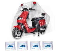 Disposable Clear Plastic Bike Cover One to Many Bikes - Waterproof Dust Cover for Mountain, Electric, Road Bikes & Travel, Gym Equipment Indoor & Outdoor (XL)