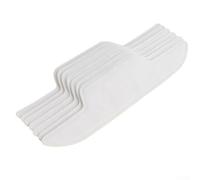 Disposable Collar Pads 50 Count for Sweat Absorption on Shirts Jackets and Hat Brims to Reduce Stains and Extend Wear Time (25cm)