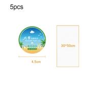 Disposable Compressed Towel, 5-Pack, 30x40cm/30x50cm/30x60cm, Soft Cotton, Portable Travel Bath & Face Towel for Hiking, Camping, White