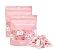 Disposable Compressed Towels, Ultra Soft Large Size Compressed Towel Tablets Portable Cotton Coin Tissue Camping Towel for Travel/Home/Outdoor Activities (60PCS)