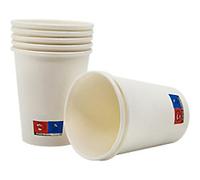 Disposable Cups Paper 180 ml White 92 mm Pack of 50