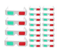 Disposable Design 50pcs 3d Red Glasses Foldable Lens-free