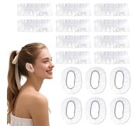 Disposable Ear Covers for Shower, 500 PCS Waterproof Clear Plastic Ear Protectors for Shower, ear Caps for Adults Women Men for Hair Dye Bathing Spa Salon Home Hotel