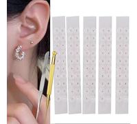 Disposable Ear Patches Disposable Auricular Sticker Kit, Earrings Self Adhesive Acupuncture Ear Seeds Acupressure Kit (Style 2)