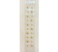 Disposable Ear Patches Ear Seeds Auricular Sticker Kit, Earrings Self Adhesive Crystal Stickers Multi-Condition Ear Seed Kit (Style 26)