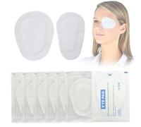 Disposable Eye Dressings for Wound and Trauma Surgery, Protective Accessories, Sterile Individual Packaging, Pack of 20 (2.8" x 3.5")
