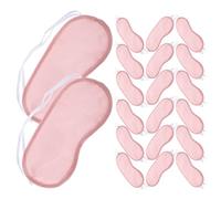 Disposable Eye Mask Polyester Sleep Cover 20pcs for Home | Pink, Single Use, Blocks Light, Portable, Suitable for Flight and Rest