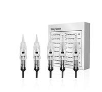 Disposable Eyebrow Tattoo Needles 1R 3R 5R 5F 7F Sterilized Microblading Permanent Makeup Cartridge Needles(50pcs needle,5RL 0.3MM)