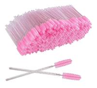 Disposable Eyelash Brushes,100 PCS Eye Brow Spoolie Castor Oil Brush Mascara Wands Cosmetic Makeup Tools, for Lash Artists, DIY Makeup Application