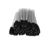 Disposable Eyelash Brushes Mascara Brush Wands Applicator 50pcs Portable Makeup Tool for Professional Beauty Salon Home Use ABS Material (Black)
