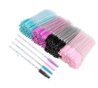 Disposable Eyelash Brushes Mascara Wands Eye Lash Eyebrow Applicator Cosmetic Makeup Brush Tool Kits (200pc, Multi-colored-02)