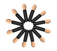 Disposable Eyeshadow Applicators,120 Pcs Eye Shadow Brushs Small Sponge Tip Eyeshadow Applicators Sticks 1.57Inch Mini Eye Makeup Brushes Short Eyeshadow Brushs for Makeup