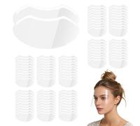 Disposable Face Shield Shower Eye Protector 100Pcs Transparent Hairspray Shield Microblading Permanent Makeup Shower Eyebrow Protector for Hair Salon Eyelash Extensions Eye Eyelid Surgery Aftercare