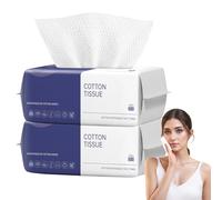 Disposable Face Towel, 200 Count Face Towels for Washing Soft Cotton Dry Wipes Facial Cloths Towelettes for Washing and Drying, Facial Tissue for Cleansing, Skincare and Makeup Remover