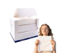 Disposable Face Towel, Extra Thick Soft Face Towels, 25 x 30 cm, 50 Pieces, Soft and Durable Wipes, Anti-Tear, for Makeup Removal, Face Care and Daily Cleansing