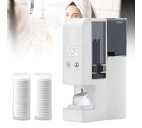 Disposable Face Towel, Hot Face Towel Heater Machine Dispenser, Even Heat Distribution, Wall-Mount or Countertop Use, Whisper-Quiet Use Machine+60Towels