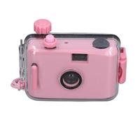 Disposable Film Camera 35 mm, Retro One Time Use Film Camera with 28MM F/9 Lens, Reusable Lightweight Vintage Camera for Kids (Light Pink)