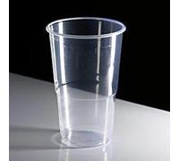 Disposable Flexy Plastic Half Pint Glasses 10oz / 285ml (Pack of 50)