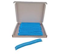 Disposable Hairnets | Made In UK | size- 21'' | Pack of 20 | BLUE