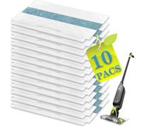 Disposable Hard Floor Pad Refills, Compatible with Shark VACMOP Pro VM252 VM251 VM250 VM200 VC205 QM250 VM190 VM200P12 VMP30 for use on All Sealed Floors (10-Pack)