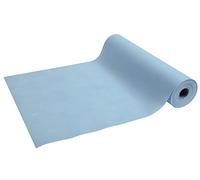 Disposable head to head in non-woven spun bound - Roll 24 M long X 0.4 M wide pre-cut every 1.20 M - Represents 20 head to head - Tear-proof, water-repellent and wipe able material. Box of 4 rolls - sky blue (pastel)